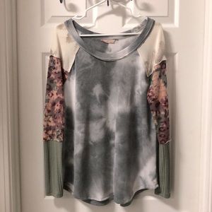 Ces Femme Mixed Media Top